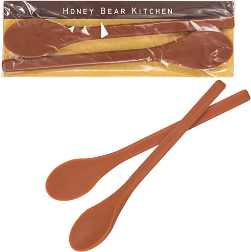 Miniatura 12 de Honey Bear Kitchen Cuchara agitadora de silicona (juego de 2, gris piedra) para café y té Gris Stone
