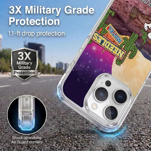 Miniatura 3 de Head Case Designs Funda de gel con licencia oficial de Peanuts Nebula Cactus Needles Snoopy Space Cowboy [protección de grado militar] compatible