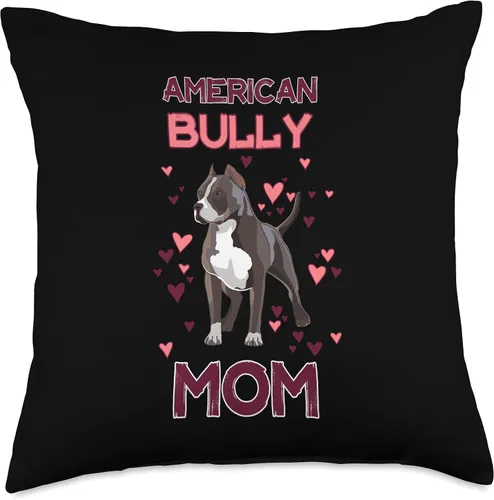 Miniatura 5 de Funny American Bully Mom Quote Designs Mom American Bully Lover for Owner - Almohada (16.0 x 16.0 in), multicolor