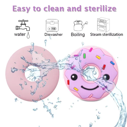 Miniatura 3 de Maberry - Collar sensorial masticable para niños y adultos, juguetes masticables de silicona para autismo, ansiedad, TDAH, SPD o necesidades