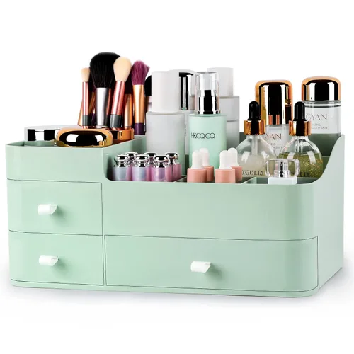 Miniatura 10 de Organizador de perfume de colonia con cajones, almacenamiento de perfumes grandes para encimera, soporte de perfume para colonia, desodorante