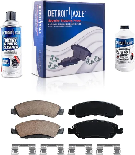Miniatura 54 de Detroit Axle - Pastillas de Freno para Nissan Altima Sentra 350Z Juke INFINITI G35, Pastillas de Freno Cerámica Delanteras y Traseras Reemplazo