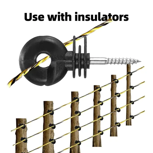 Miniatura 5 de Upgraded Electric Fence Polywire 5050 Feet 1540 Meters, 6 Stainless Steel Strands for Reliable Conductivity and Rust Resistance, Easy to