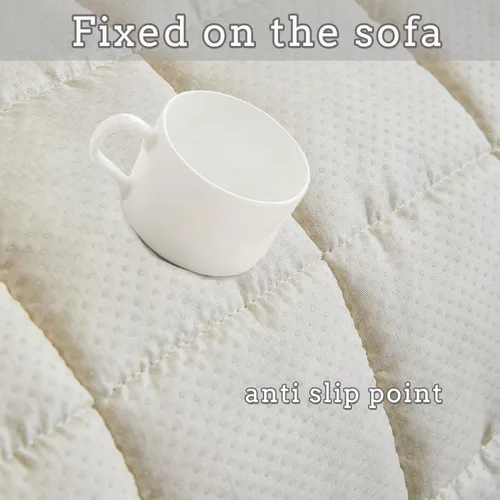 Miniatura 5 de Funda de sofá para mascotas, lavable, apta para mascotas, protector de sofá para muebles, tapete bohemio para mascotas, para sofás y sofás Beige