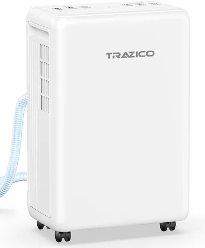 Miniatura 10 de 1500 Sq.ft Dehumidifier for Basement, Trazico Max 21 Pint/Day Dehumidifiers for Home, Large Room, Bedroom with Drain Hose, Quiet Smart Humidity