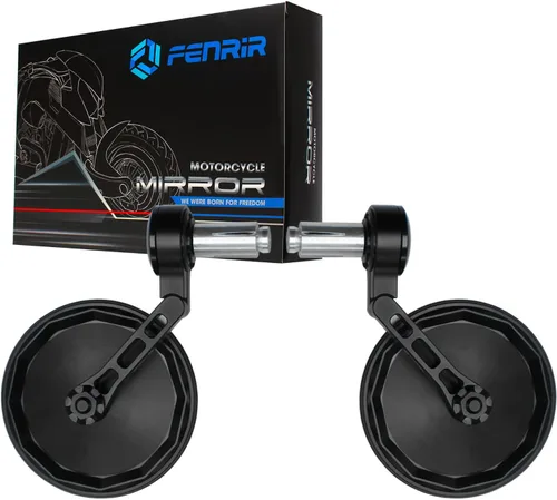 Miniatura 3 de FENRIR Espejo de motocicleta con adaptador para Z900RS Z650RS Vulcan S Eliminator ZRX1100 ZRX1200 Z400 Z500 Z750 Z800 Z900 Z1000 ZH2 Ninja400