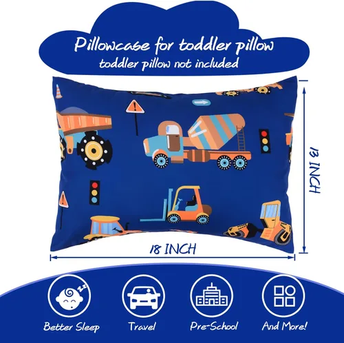 Miniatura 93 de UOMNY - Juego de 2 fundas de almohada para niños, 100 % algodón, funda de almohada, para almohadas de 5.1 x 7.1 pulgadas Búho
