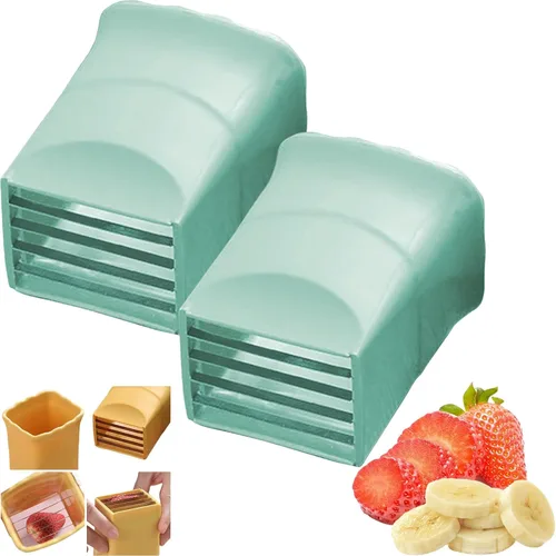 Cortador de tazas, cortador de fresa, cortador de fresa de plátano de acero inoxidable, cortador de huevos, fabricación rápida de frutas suaves,