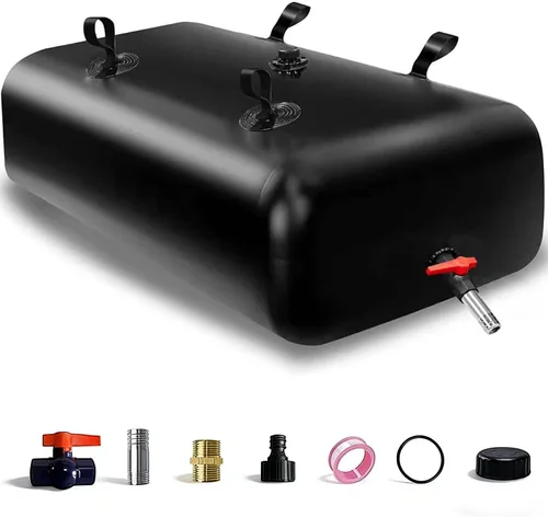 GHOSOONE Tanque de vejiga de agua de 113 L/30 galones, contenedor de almacenamiento de agua portátil plegable, bolsa de agua de emergencia para RV,