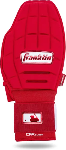 Miniatura 19 de Franklin Sports MLB Guante deslizante de béisbol y sóftbol - CFX PRT Guantes de baserunning deslizantes protectores para adultos y jóvenes - Guante