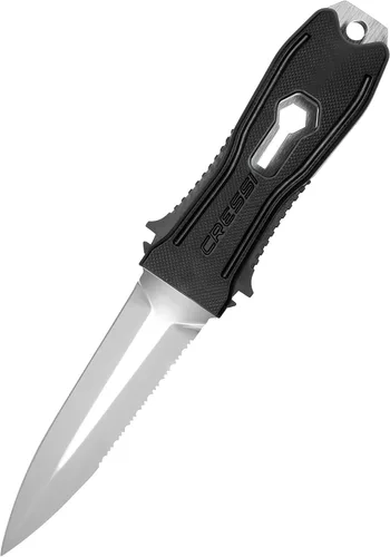 Miniatura 3 de Cressi Cuchillo de buceo multiusos de acero inoxidable - Hoja de acero inoxidable resistente al óxido - Funda de liberación rápida - Lagarto: Negro