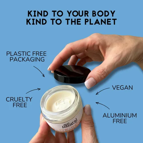 Miniatura 4 de The Natural Deodorant Co, Desodorante Suave Crema Coco + Karité 1.94 oz Sin aluminio, sin plástico, para pieles sensibles, ingredientes naturales