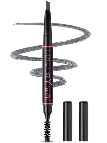 Miniatura 16 de Yfulfill Lápiz de Cejas Negro - Lápices de Cejas Impermeables para Mujeres Waterproof Eye Brow Pencil Black Color for Naturally Black Hair.