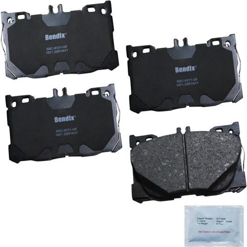 Miniatura 96 de Pastillas de freno delanteras cerámicas Bendix Priority1 CFC2302 para Hyundai Elantra 2021, Sonata 2022-2020, Kia K5 2023-2021