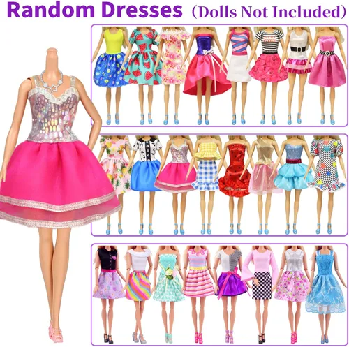 Miniatura 3 de K.T. Fancy 83 piezas de muñecas y accesorios con armario morado para muñeca de 29.2 cm, set de vestuario que incluye armario, zapatos, billetera