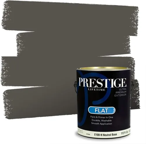 Miniatura 98 de PRESTIGE Paints - Pintura interior e imprimación en uno, 1 galón, cáscara de huevo, pimienta envejecida