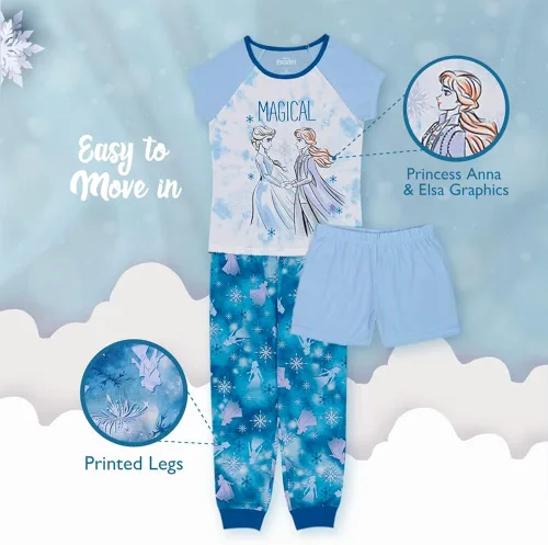 Miniatura 4 de Disney Conjunto de pijama de 3 piezas de Minnie Mouse de Descendientes Frozen Princesas Minnie Mouse Oh So Magical 2