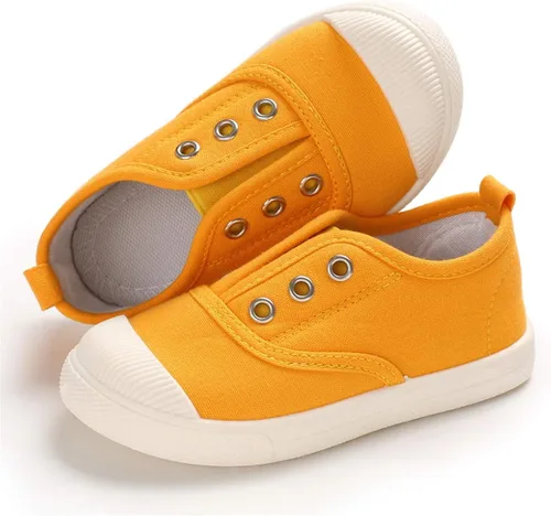 Miniatura 5 de E-FAK Toddler Shoes Boys Girls Canvas Sneaker Slip-On Kids Shoes Light Weight Fashion Casual Running Shoes(ToddleLittle KidsBaby)