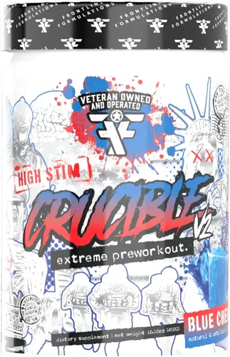 Crucible - Polvo de pre-entrenamiento, entrenamientos explosivos, enfoque láser, alta estimulación, sabor increíble, propiedad y operación de