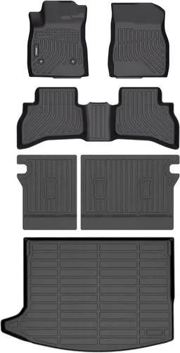 Miniatura 40 de ANBINGO® Alfombrillas de Piso para 2024 2025 CX-90 y CX90 PHEV (Híbrido Enchufable) 6 y 7 Asientos 2da Fila Asiento de Capitán o Asiento Tipo Cubo