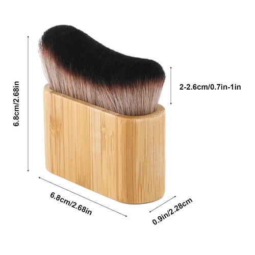Miniatura 2 de Cepillo autobronceador, cepillo de mezcla aplicador autobronceador para bronceado de belleza, maquillaje en aerosol, mezcla de bronceado, cepillos