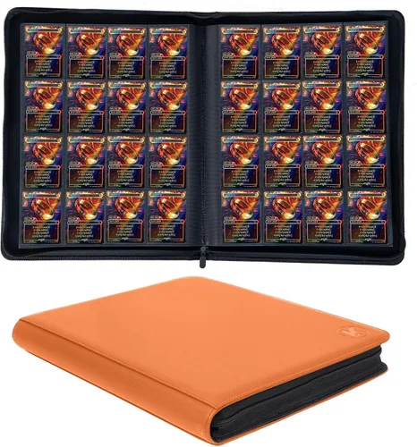 Miniatura 8 de Carpeta de más de 1000 bolsillos para tarjetas intercambiables, álbum de 16 bolsillos compatible con MTG, tarjetas deportivas y otras tarjetas Azul