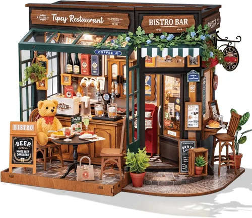 Miniatura 10 de Rowood Kit de Casa en Miniatura, Kits de Casa de Muñecas en Miniatura de Invernadero DIY para Adultos, Miniaturas de Mayberry Street, Artesanías