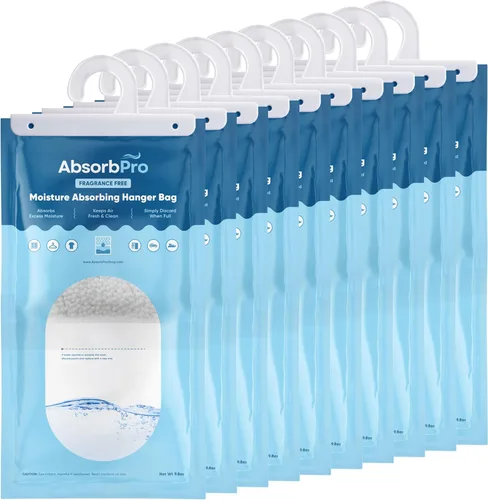 Miniatura 11 de Absorb Pro - Recipiente Absorbedor de Humedad con Carbón Activado - Paquete de 3 - Caja Eliminadora de Olores Desechable de 18 oz y Deshumidificador