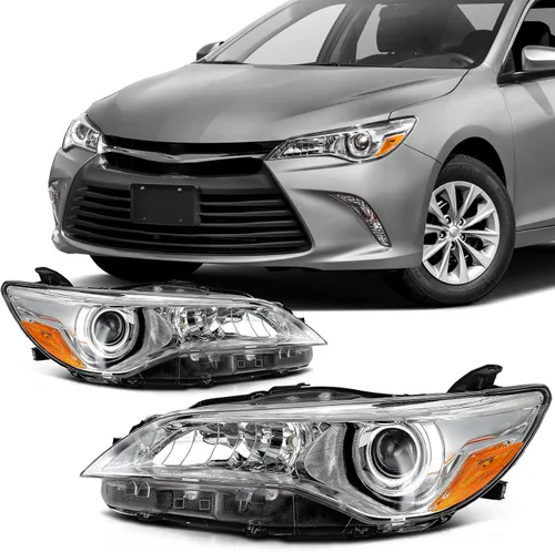 Miniatura 26 de Ensamble de faros SCITOO Compatible con 2010-2014 para Subaru Legacy 2010-2014 para Subaru Outback Faros con lente transparente y carcasa cromada