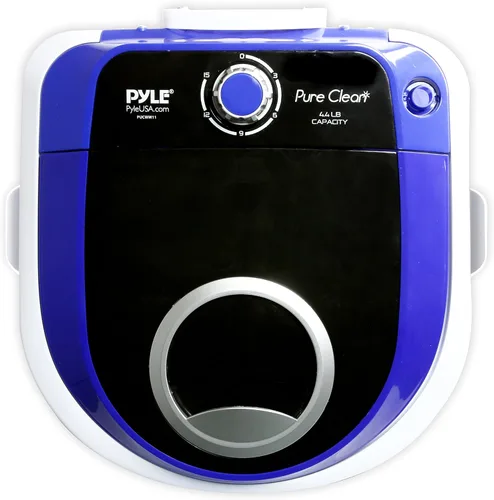 Miniatura 2 de PURE CLEAN PUCWM11.7 Lavadora compacta para el hogar, mini lavadora de ropa portátil, azul