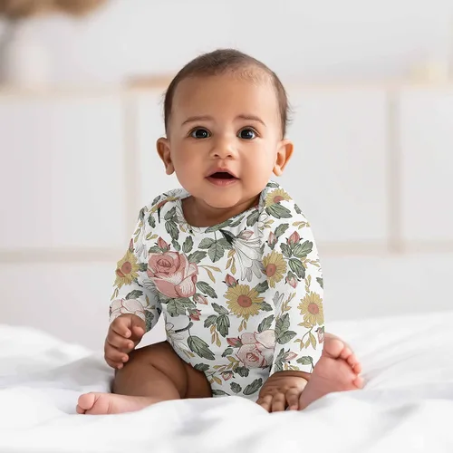 Miniatura 17 de Sweet Jojo Designs Baby Clothes Bodysuit Short Long Sleeve Newborn Infant Bodysuits