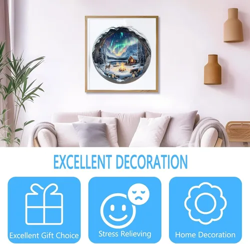 Miniatura 6 de Rompecabezas de madera para adultos, rompecabezas plano con efecto visual 3D, rompecabezas de madera Aurora World para adultos, rompecabezas
