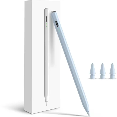 Miniatura 17 de Lápiz para Apple iPad A16 10ª Generación, Lápiz capacitivo de carga rápida para iPad A16/11-6ª gen 2025-2018, Air 11"/13" M3/M2/5ª-3ª, Pro