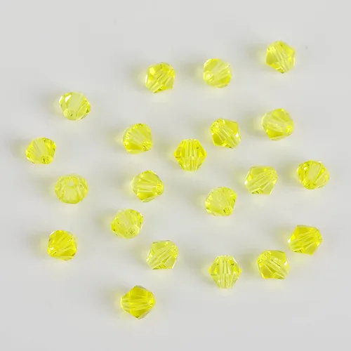 Miniatura 5 de Cuentas de vidrio bicono negro de 0.157 in para la fabricación de joyas, 1700 unids cuentas espaciadoras de cristal facetado surtidos, suministros