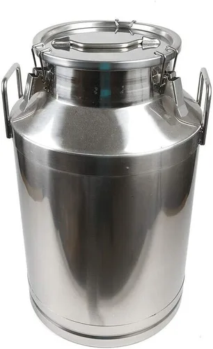Latas de leche de acero inoxidable de 60L/15.85 galones-Barriles de transporte de leche, cubo de leche, jarra de aceite, barril de vino, barriles de