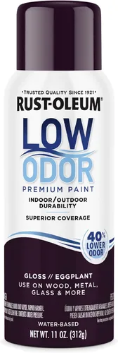 Miniatura 12 de Rust-Oleum Pintura en aerosol prémium de bajo olor, 11 onzas, concha marina brillante, paquete de 6 Seashell