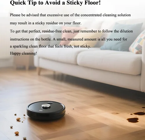 Miniatura 9 de Limpiador de suelo compatible con Roborock, Eufy, Dreame, iRobot Roomba Robot Vaccum and Mop, aspiradoras húmedas y mopas de chorro húmedo, 16.9