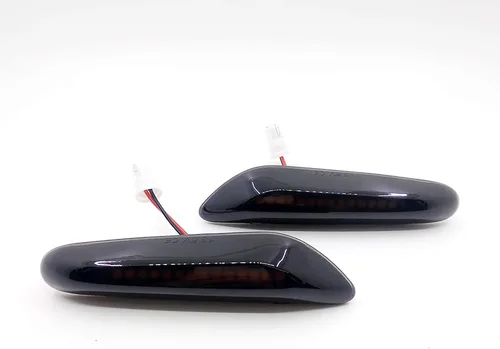 Miniatura 2 de Xinctai 2 unids lente humo ámbar LED marcador lateral luz intermitente lámpara para BMW E60 E61 E90 E91 E92 E93 E81 E82 E88 E46 E83 E84 1/3/5/X3/X1