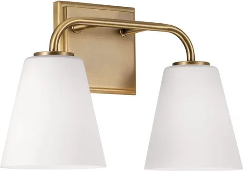 Miniatura 15 de Capital Lighting 649411MB Brody - Aplique de pared de tela blanca de transición, 1 luz de 100 vatios, 11 pulgadas de alto x 7 pulgadas de ancho