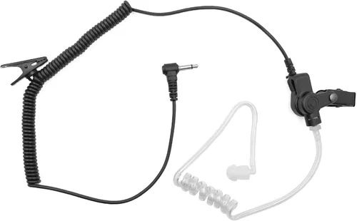 Miniatura 4 de HWAYO 0.138 in 1 pin escucha solo vigilancia acústico encubierto tubo de aire auricular de radio policía auriculares + auriculares de repuesto