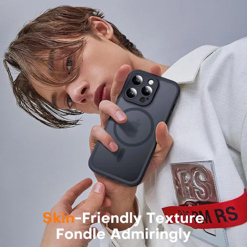 Miniatura 703 de TOCOL Funda para iPhone 11, compatible con Magsafe, protección completa de cámara, imanes integrados, protección contra caídas, funda translúcida