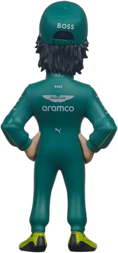 Miniatura 5 de MINIX Fernando Alonso Modelo – Figura de acción coleccionable de 4.7 in Rango de iconos deportivos Fórmula 1 para fans