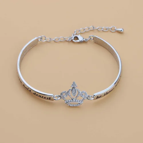 Miniatura 4 de LQRI Sweet 15 Gifts Girls Sweet 15 Jewelry Quinceañera Gift Princess Crown Bracelet May the Dreams You Hold Quearest Be those which come true