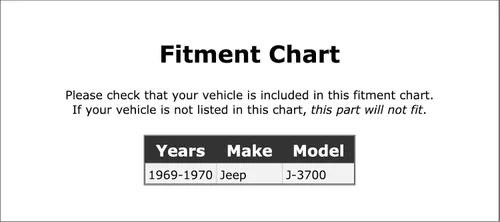 Miniatura 2 de Manual Transmission Repair Sleeve Compatible With Jeep J-3700 1969 1970 PC-420760