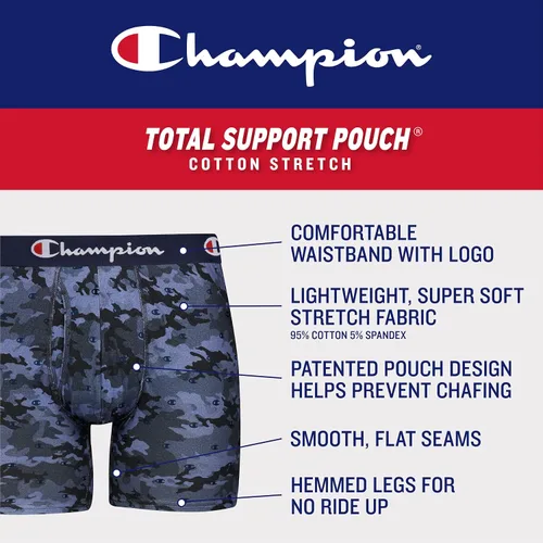 Miniatura 13 de Champion Men's Everyday Cotton Stretch- 3 Pack