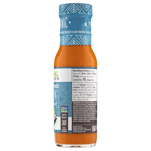 Miniatura 3 de Salsa de barbacoa orgánica Primal Kitchen Carolina Gold, 8.5 OZ