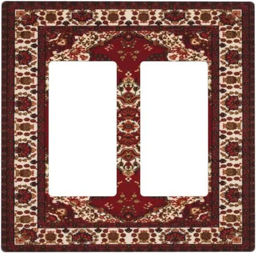 Miniatura 137 de Cubierta de Interruptor de Palanca Única de Asta de Venado de Madera de Estilo Rústico de Granja Placa Decorativa de Pared de 1 Banda Placa Frontal
