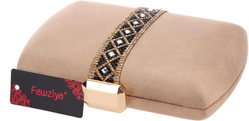 Miniatura 5 de Fawziya Velvet Diamonds - Bolsos de noche para mujer