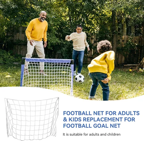 Miniatura 5 de Redes de fútbol de interior para patio trasero, red de fútbol para niños pequeños, red de rebote de repuesto para torneos deportivos, red
