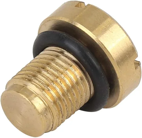 Miniatura 5 de X AUTOHAUX Tornillo de purga de tanque de expansión refrigerante del radiador con tapón para BMW X1 X3 17111712788